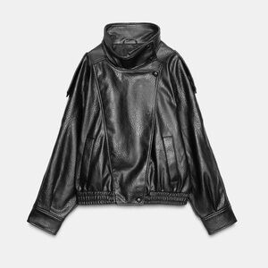 Zara FAUX LEATHER JACKET